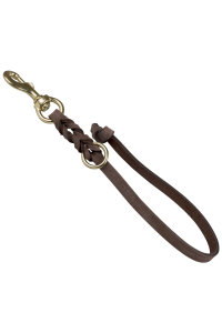 Obrázok pre Gappay - Vôdzka kožená s pútkom 20cm/15mm 095-20