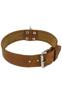 Obrázok pre Gappay - Kožený obojok 1 vrstva, 5cm, 55-60 cm VDV26