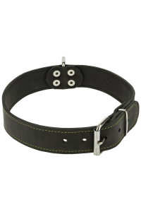 Obrázok pre Gappay - Kožený obojok 1 vrstva, 4cm, 50-55 cm VDV23