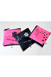 Obrázok pre Gappay - Kapsička na zips čierna s labkou K2