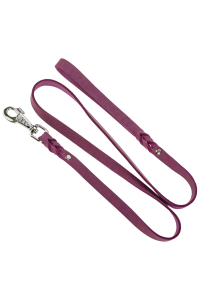 Obrázok pre Gappay - Kožené vodítko šírka 18mm/1m s pútkom ružove VDV44-C