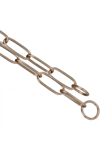 Obrázok pre HS - Retiazkový obojok dlhý článok, žltý kov 58cm HSCR-C4-58