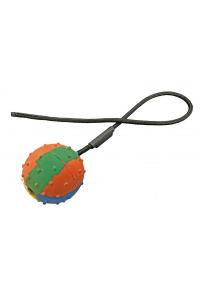 Obrázok pre Bafpet - Gumová loptička s magnetom na šnúrke 6cm