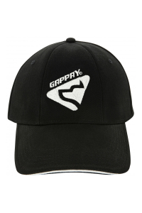 Obrázok pre Gappay - Šiltovka čierná, bielé logo a linka 0997-K