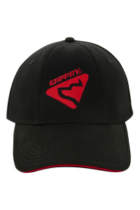 Obrázok pre Gappay - Šiltovka čierná, červené logo a linka 0997-E