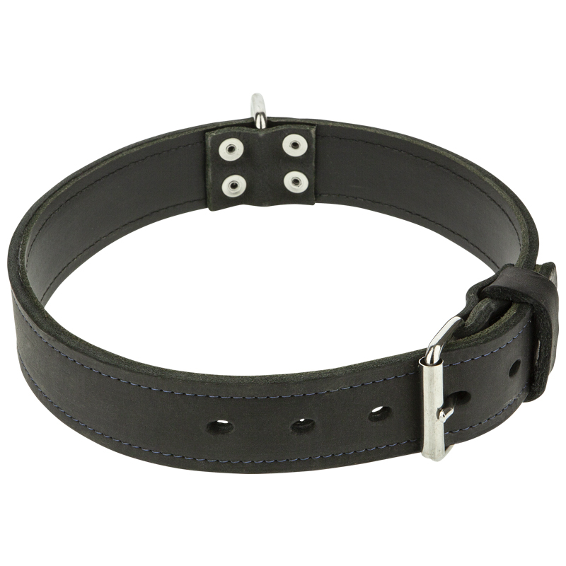 Obrázok pre Gappay - Kožený obojok 2 vrstvy, 4cm, 65-75 cm VDV29