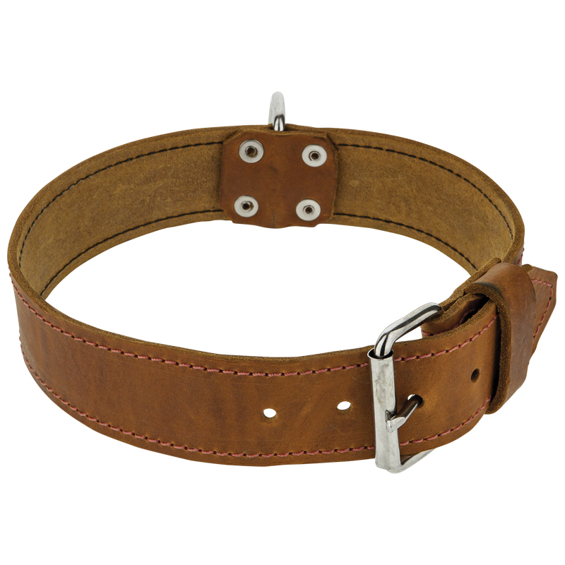 Obrázok pre Gappay -  Kožený obojek 1 vrstva, 5cm, 45-50 cm VDV24