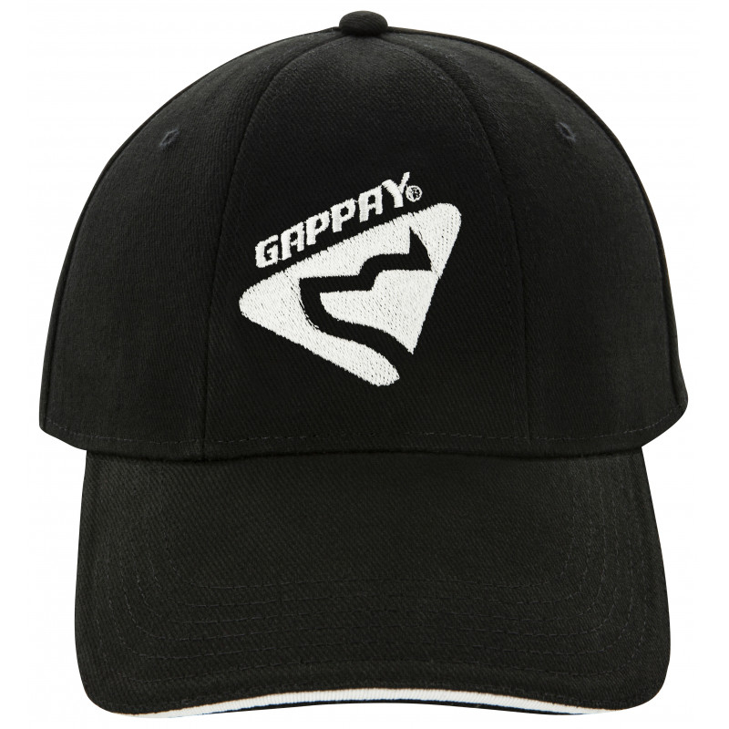 Obrázok pre Gappay - Šiltovka čierná, bielé logo a linka 0997-K
